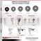 Service Caster 3 Inch Phenolic Swivel 12mm Threaded Stem Caster Set with Total Lock Brake SCC-TSTTL20S314-PHR-M1215-4 - alternate 4